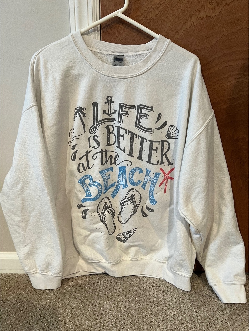 “Life is Better at the Beach” Crewneck
